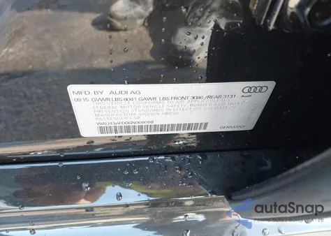 2016 Audi A8 L 4.0T Sport from USA, damaged, VIN WAU43AFD0GN008098